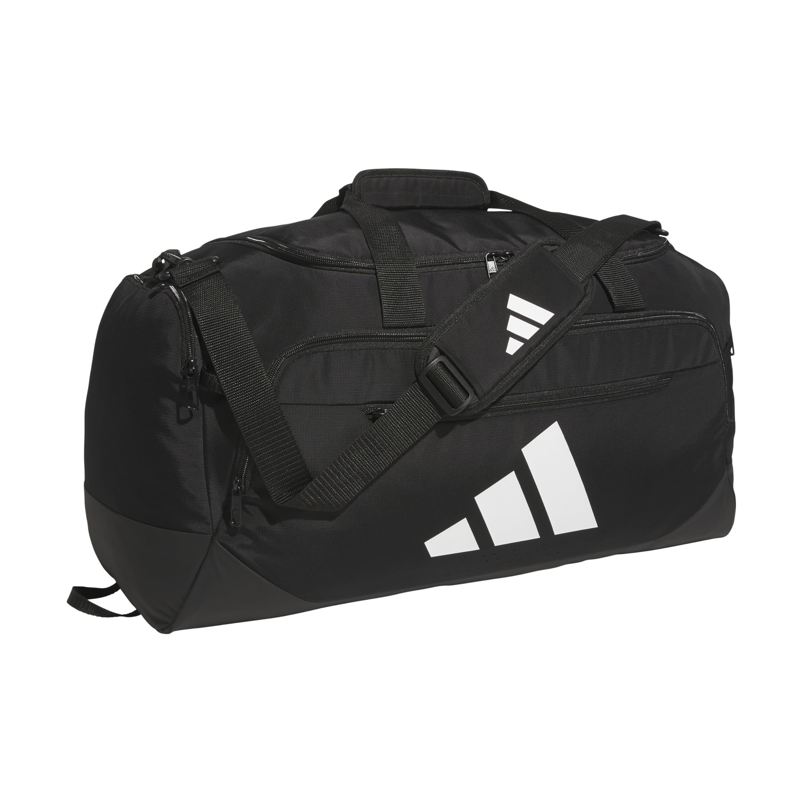 adidas Defender 5 Duffel Bag for Sports, Gym and Travel, Black, OSFA