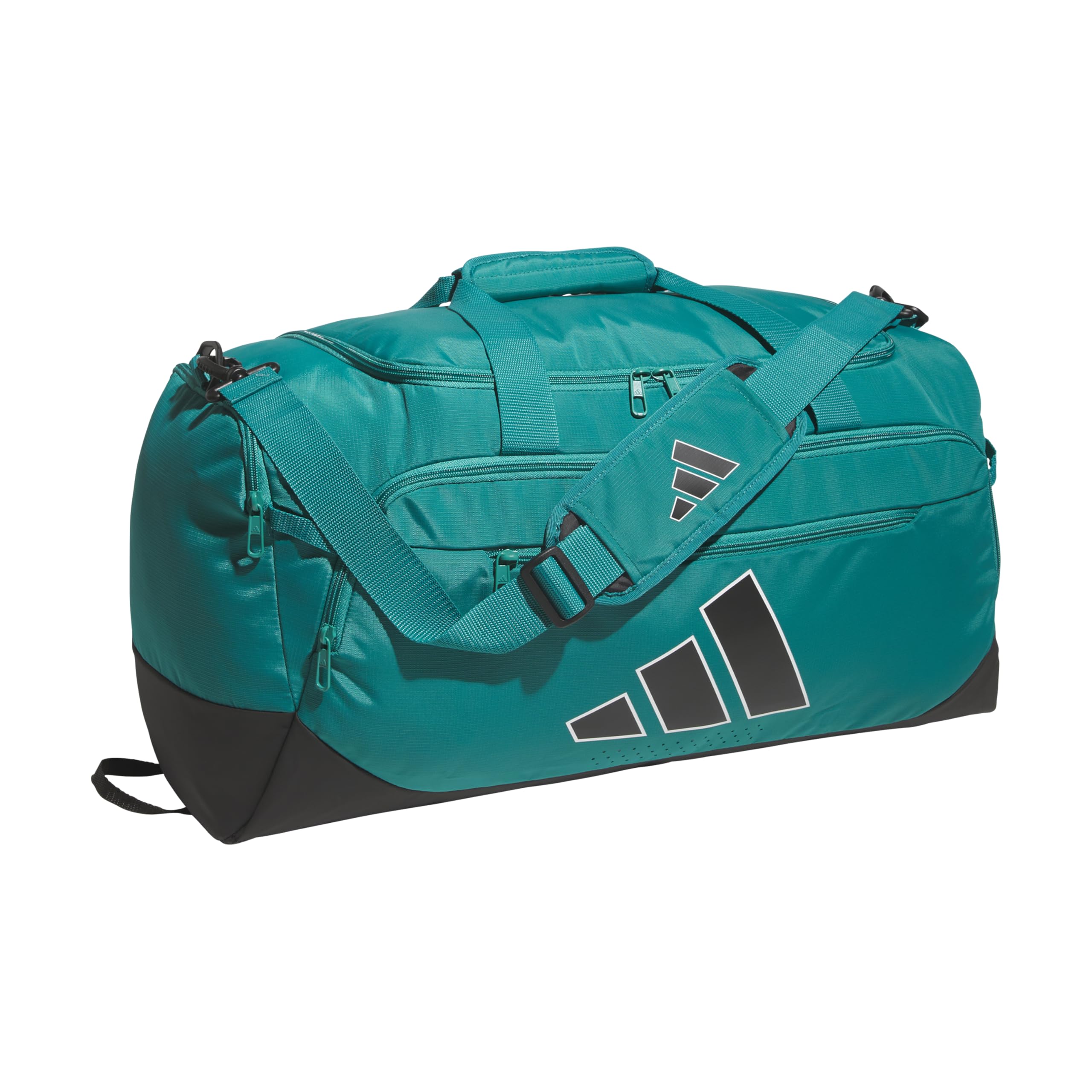 adidas Defender 5 Duffel Bag for Sports, Gym and Travel, EQT Green/Black, OSFA