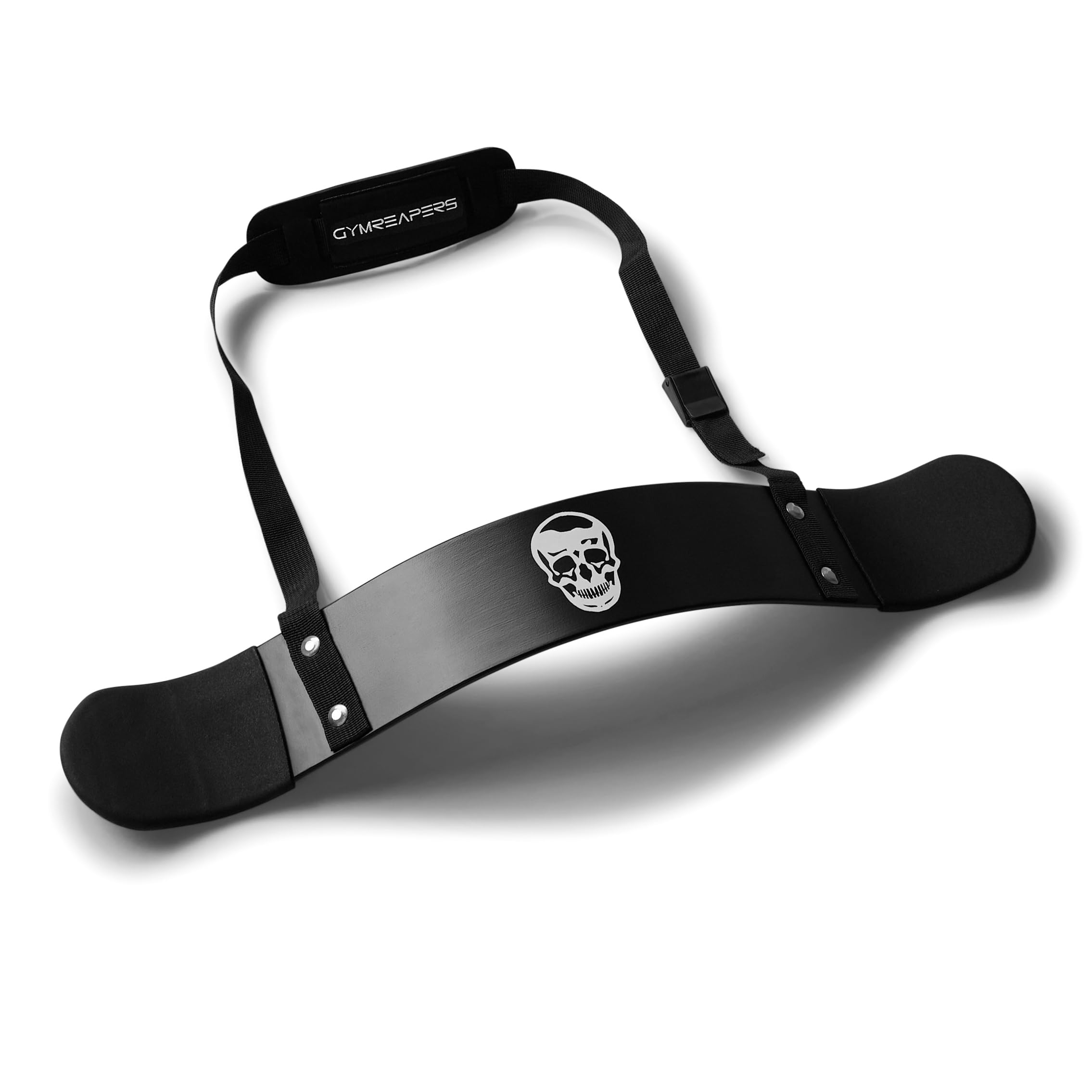 Gymreapers Bicep Arm Blaster - Bicep Curl Isolator w/Contoured, Padded Edges - Adjustable Bicep Bomber for Weightlifting & Bodybuilding