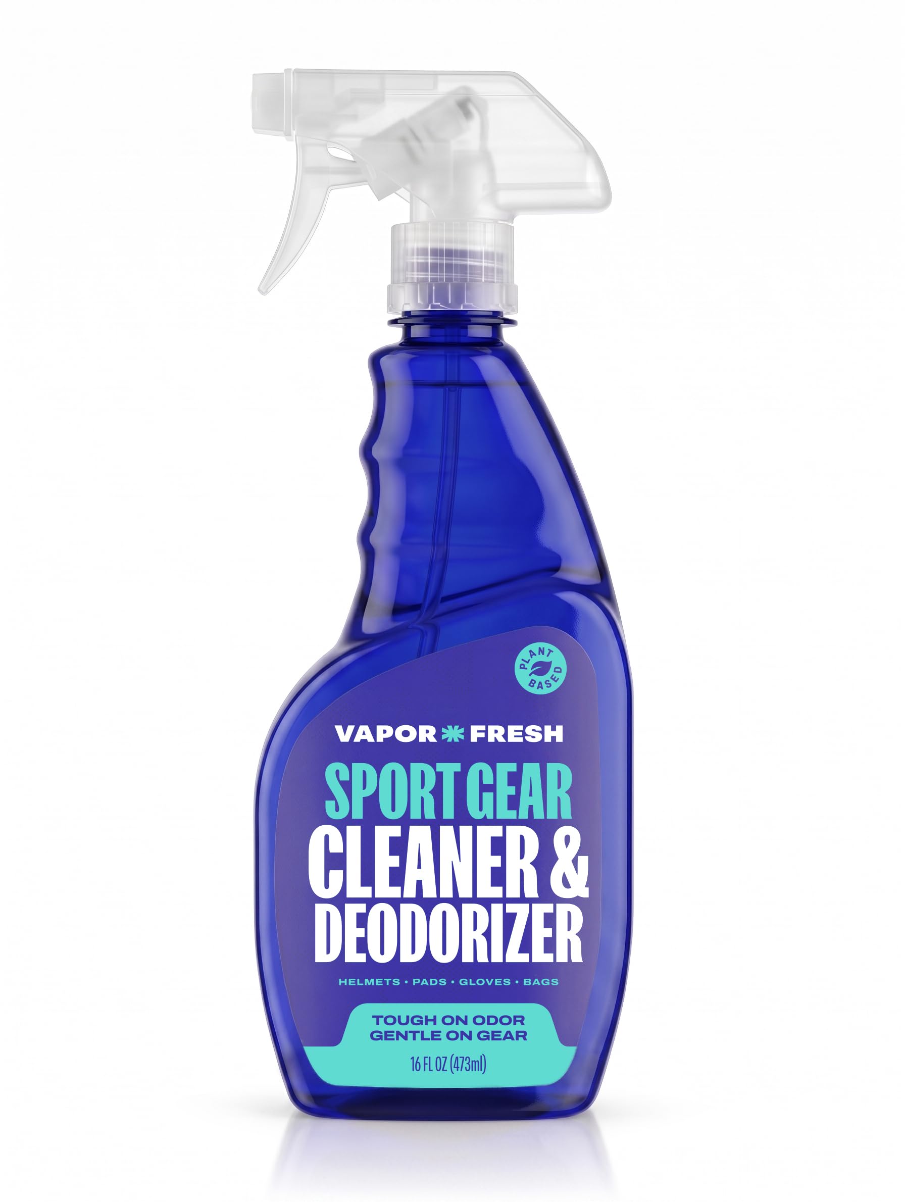 Vapor Fresh Sports Cleaner and Deodorizer - For Boxing Gloves, Sports Pads, Helmets, Gym Bags, Gym Equipment and More - Naturally Powered By Plants, 16 Fl Oz (1-Pack)