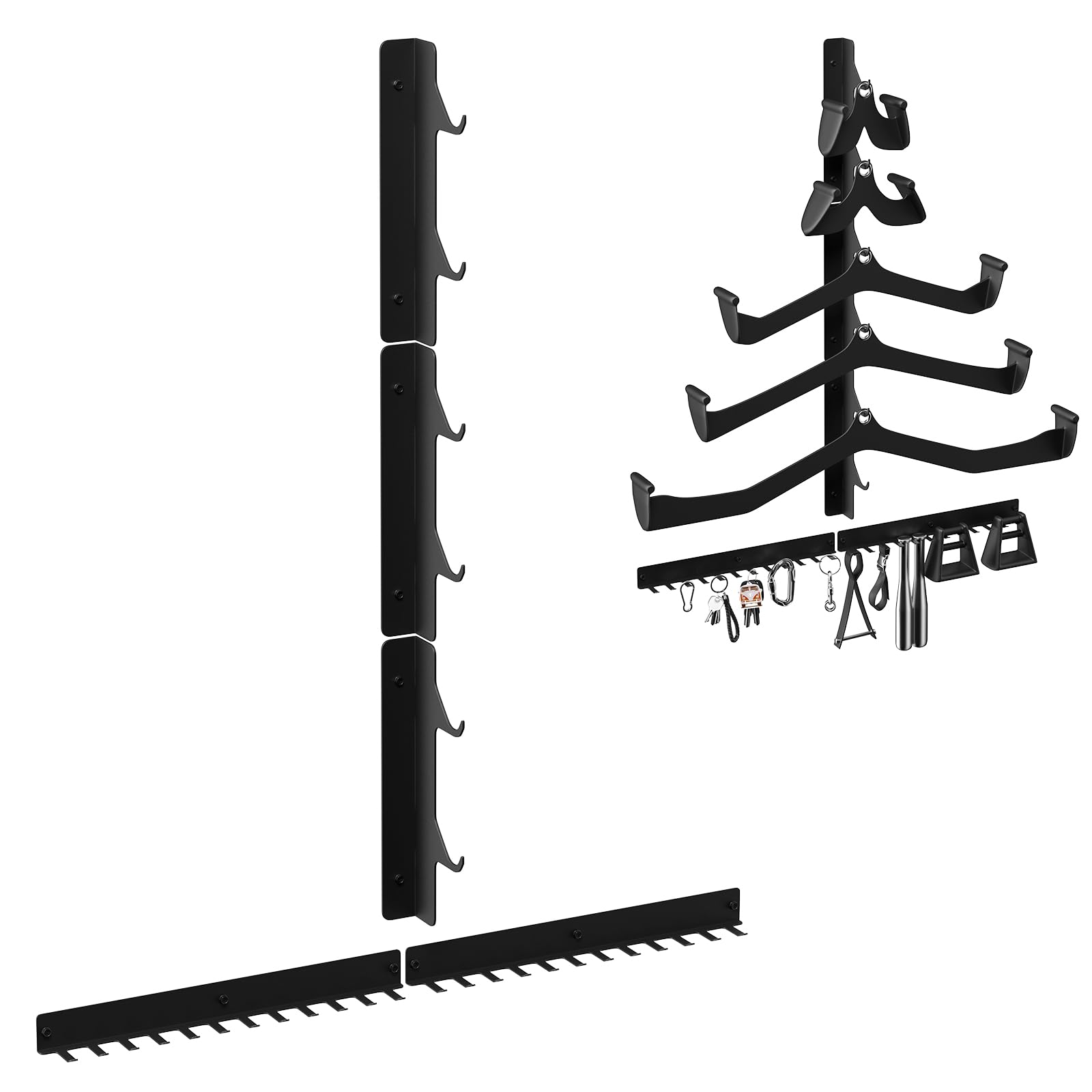 LAT Pull Down Bar Storage Rack Wall Mount,Gym Storage Wall Organizer for LAT Pulldown Attachments Cable Attachment, Gym Accessories, Workout Equipment, Home Gym Fitness