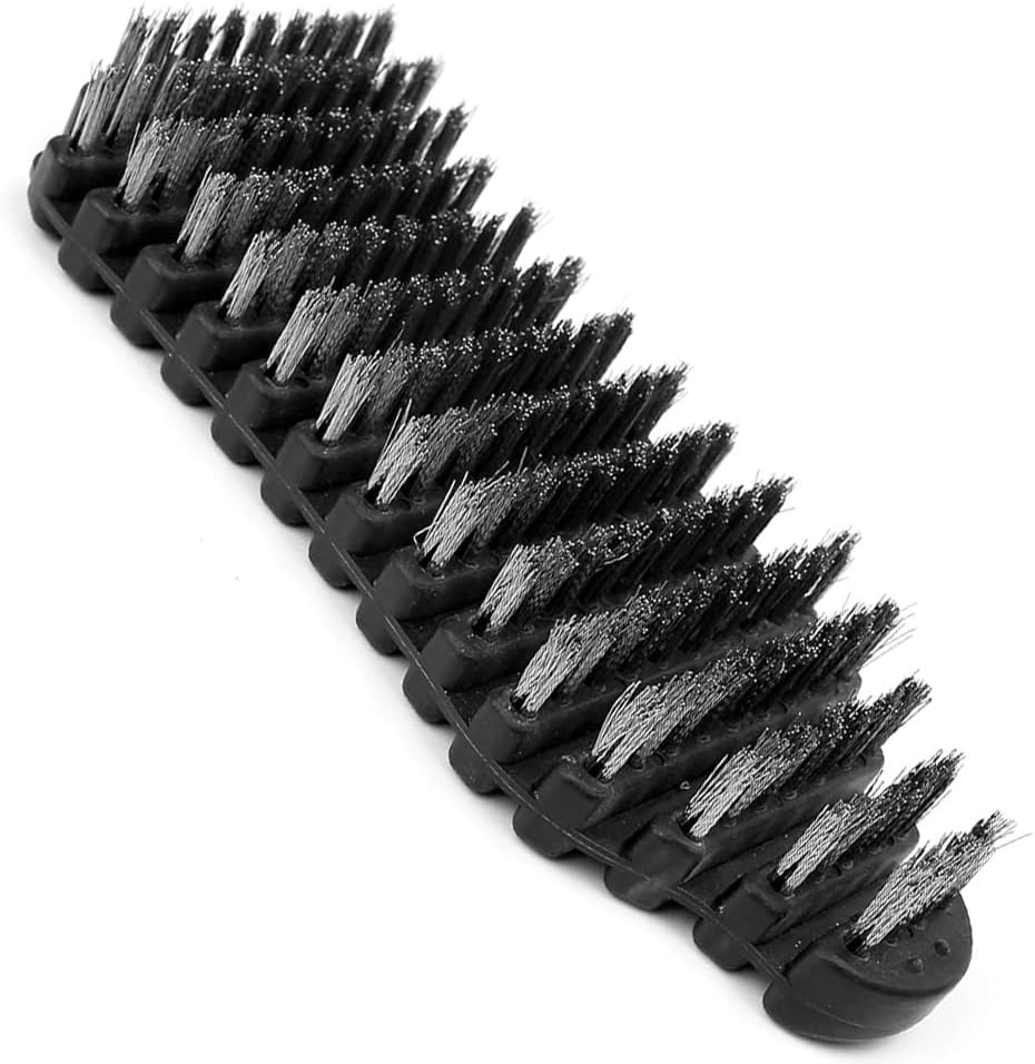 Barbell Cleaning Brush, Hard Wire Brush for Training Strength Weight Bar, Strength Training Bar Cleaning Supplies, Rust Chalk Remover Hard Brush