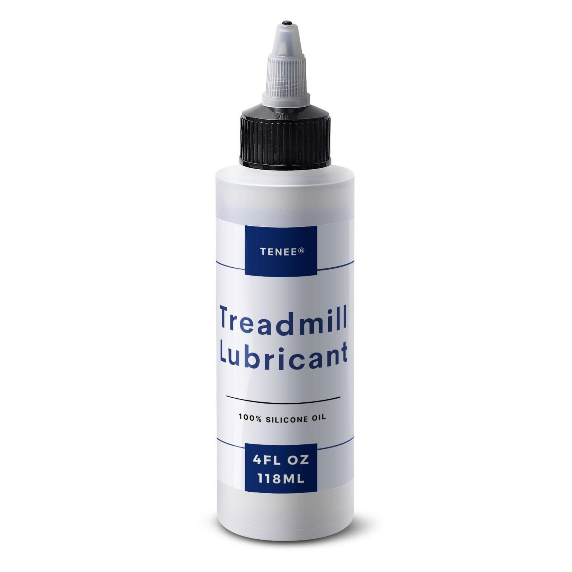 Treadmill Lubricant for Belt, 4oz Silicone Treadmill Belt Lubricant, Premium 100% Treadmill Oil with an Easy-to-Apply Applicator Tube, Suitable for Nearly All Types of Treadmills | Reduces Friction & Noise, Smooth Operation, Protects Deck & Motor, Mess-Free, Fits Most Home And Commercial Treadmills