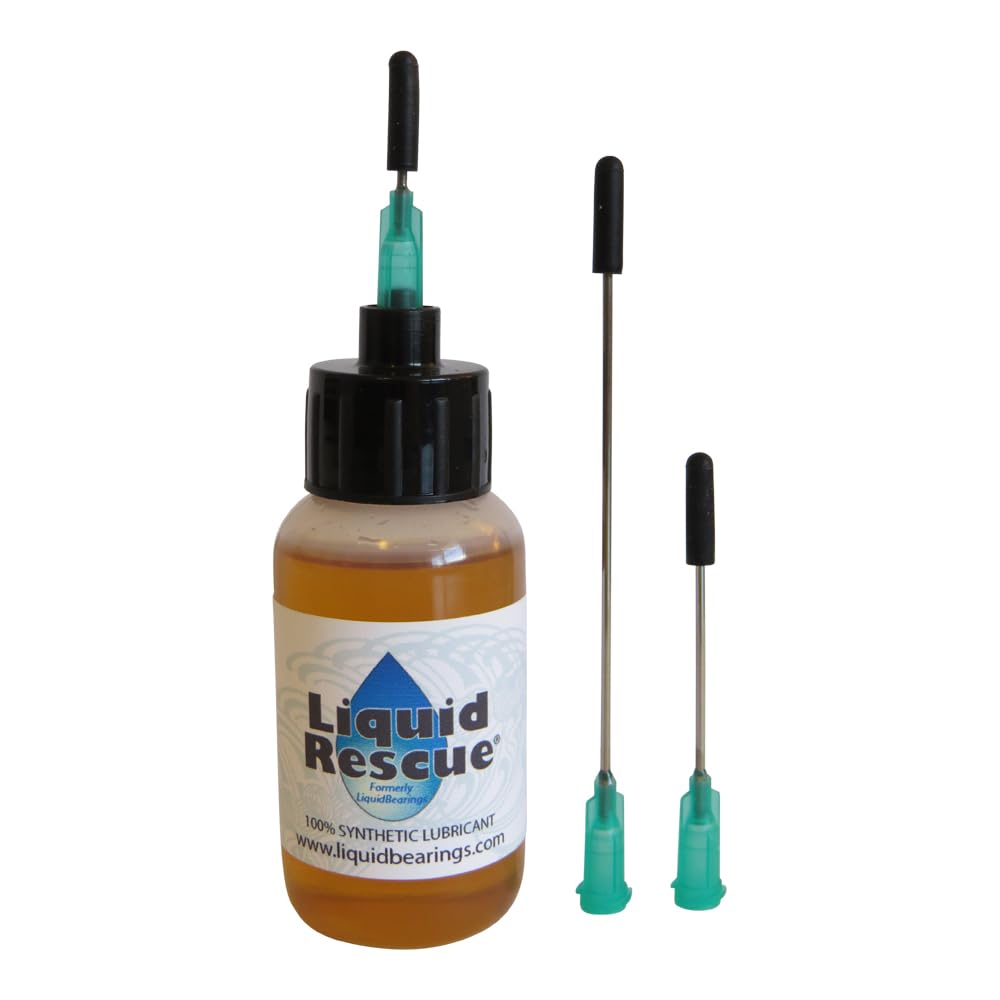100%-Synthetic Oil for Cardio Leg Exercise and Workout Equip, Makes Everything Move Smoother and Quieter, Never Becomes Gummy, Odor-Free, Prevents Rust! 1 oz. Bottle with 3 Needle Tips!