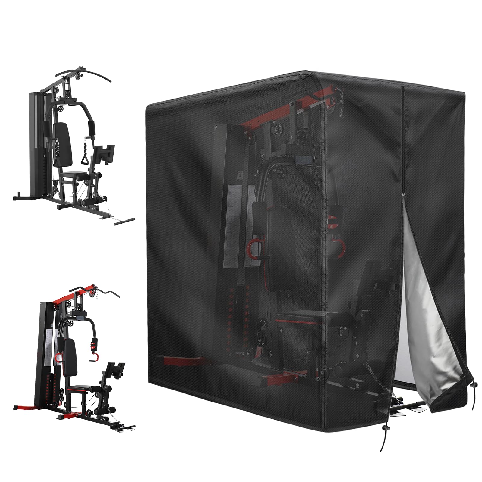 Home Gym Equipment Cover, 420D Oxford Gym Equipment Cover for Home, UV Protection, Waterproof, Dustproof for Indoor or Outdoor