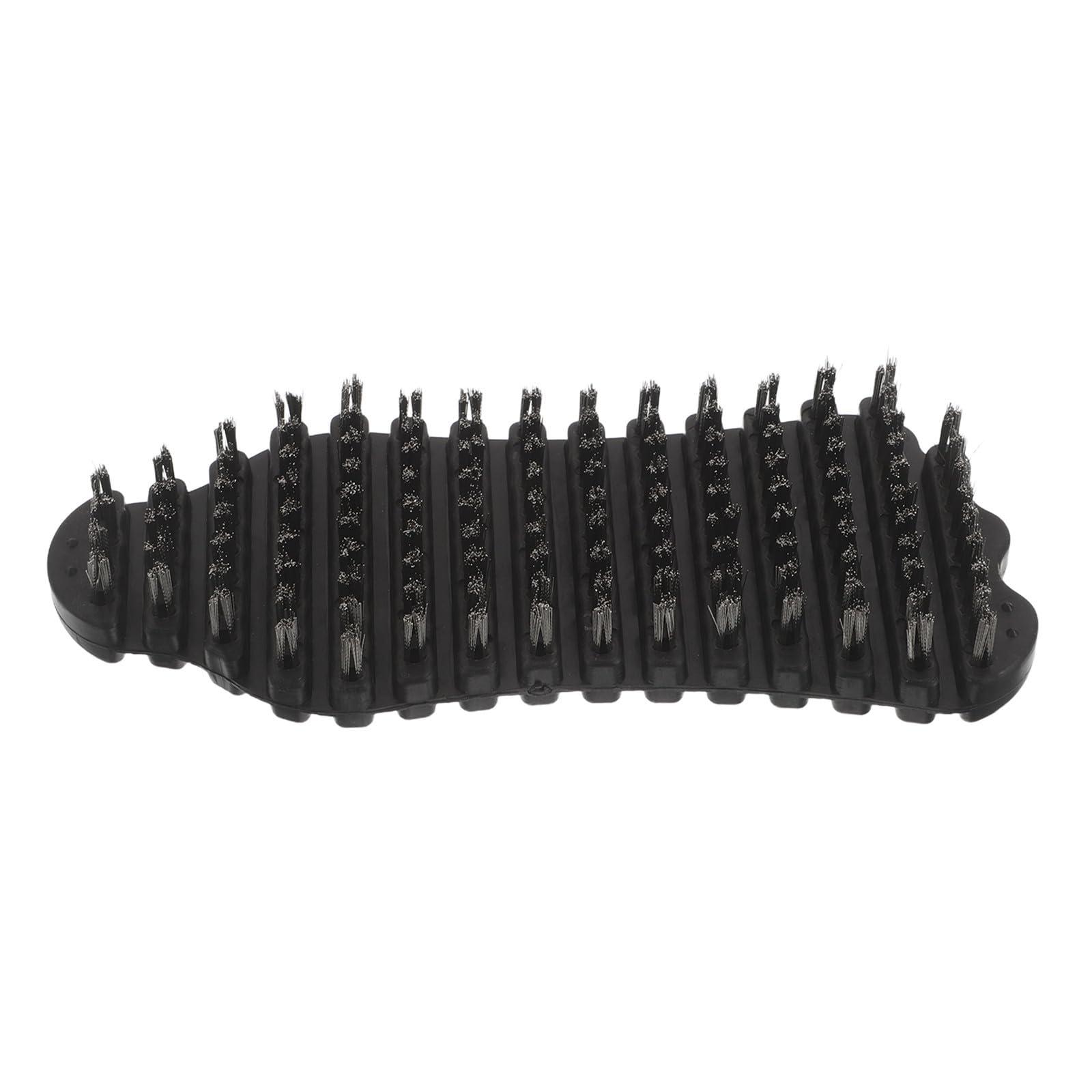 Hemobllo Strength Training Bar Cleaner for Deep Removal of Sweat and Rust with Flexible Brush Head Angle and Wide Ergonomic Grip, Bendable Wire Brush for Gym Equipment Cleaning
