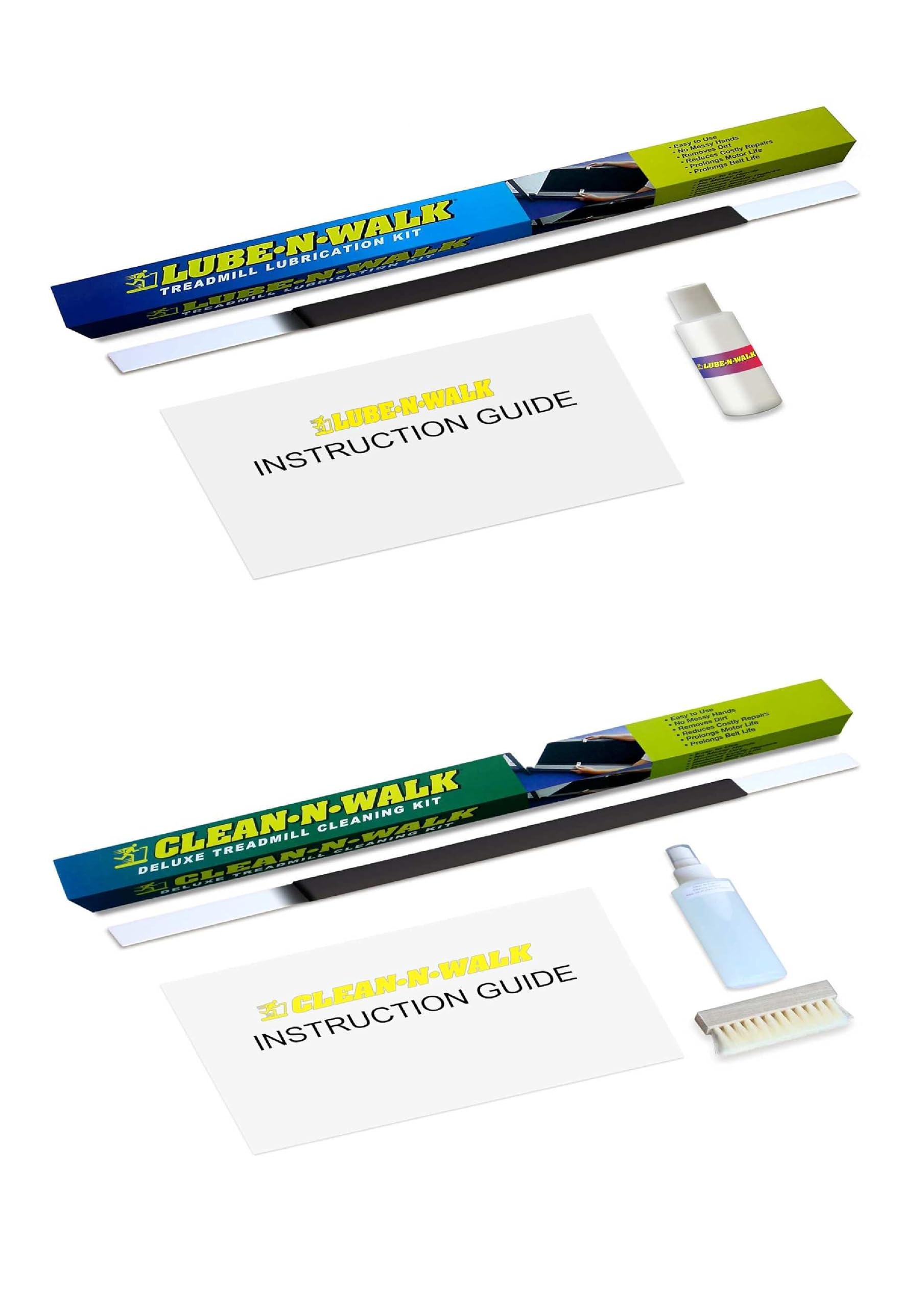 Clean-N-Walk (Home Combo Kit) Original Treadmill Cleaning and Lubrication Kit - Official Partner for Major Treadmill Manufacturers