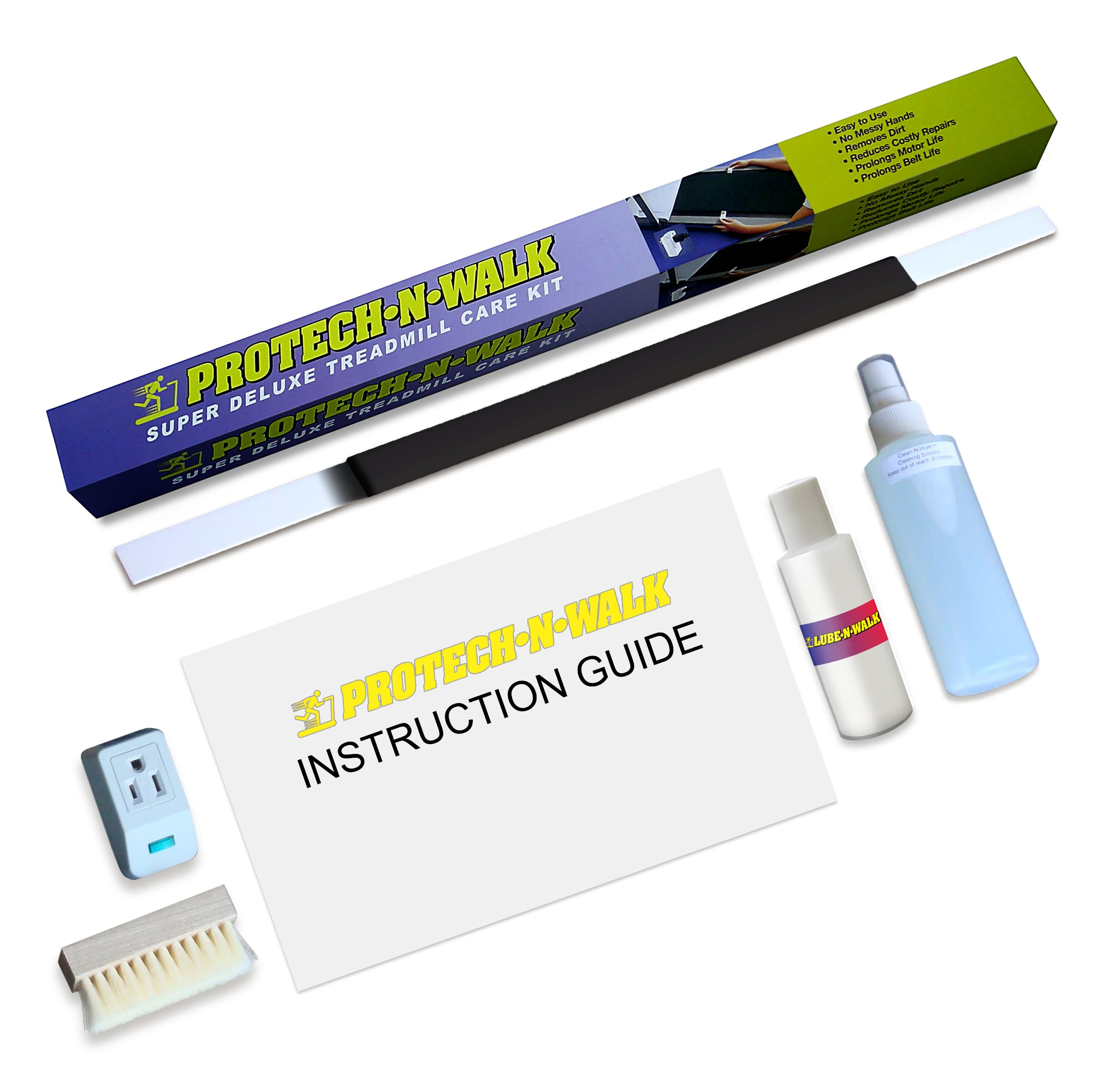 (Home Super Deluxe Kit) Original Treadmill Cleaning and Lubrication Kit - Official Partner for Major Treadmill Manufacturers Made in USA (1 Year Supply)