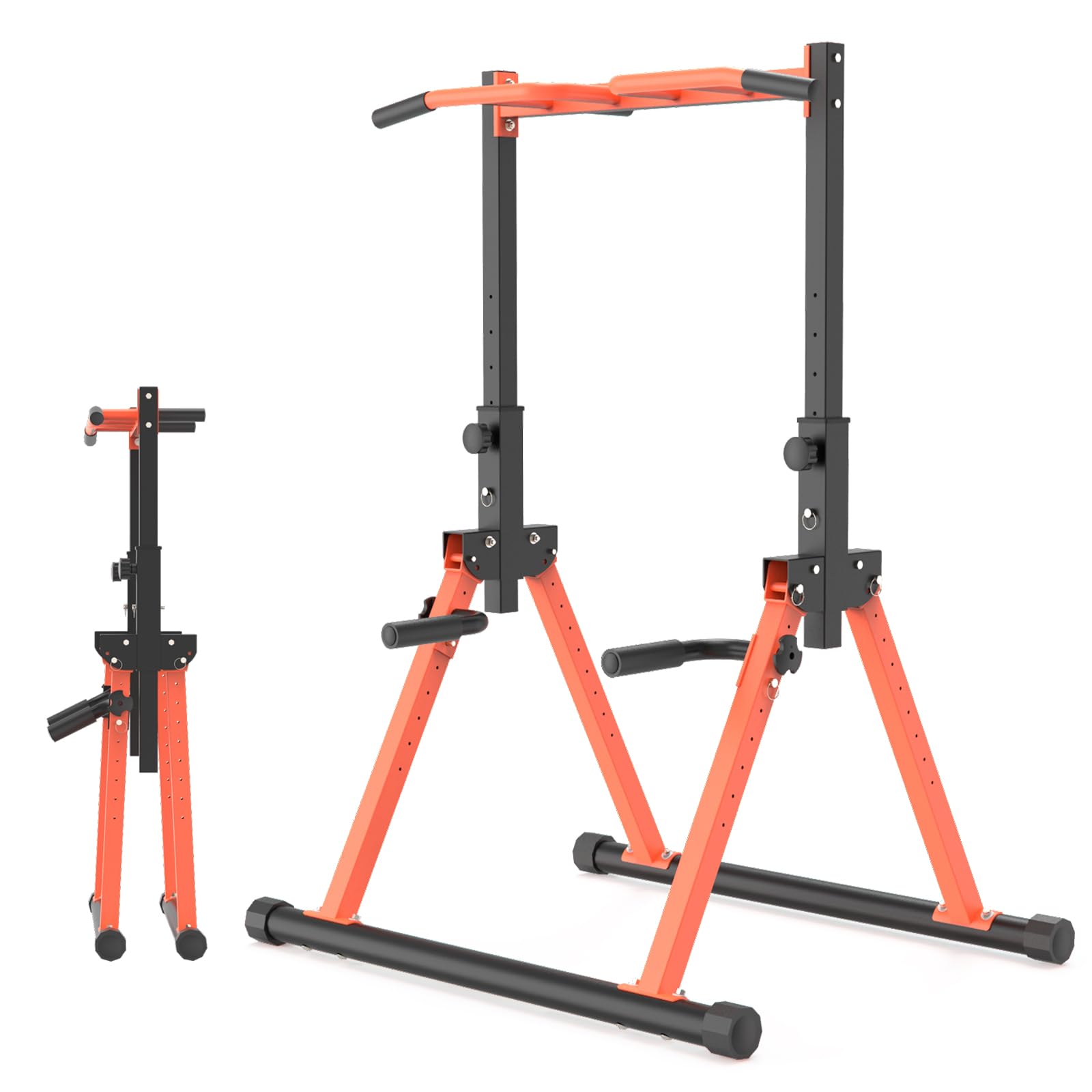 Z ZHICHI Foldable Pull-Up Dip Station Weight Capacity 400LBS