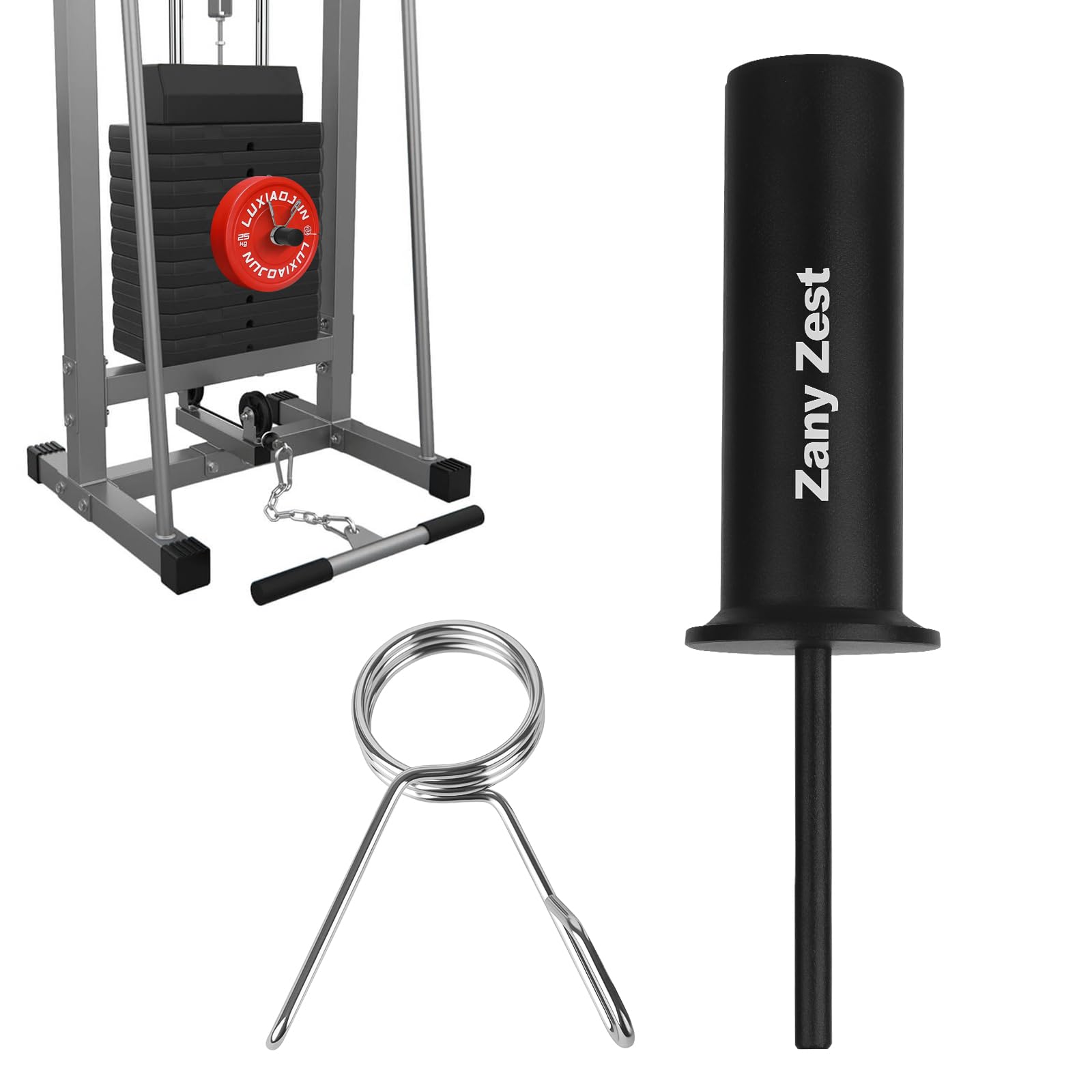 Reinforced Weight Stack Pin 132Lbs & 110Lbs Capacity – Fits Home/Commercial Gyms – Universal Gym Equipment Accessory for Weight Stacks, Smith Machines & Fitness Rigs