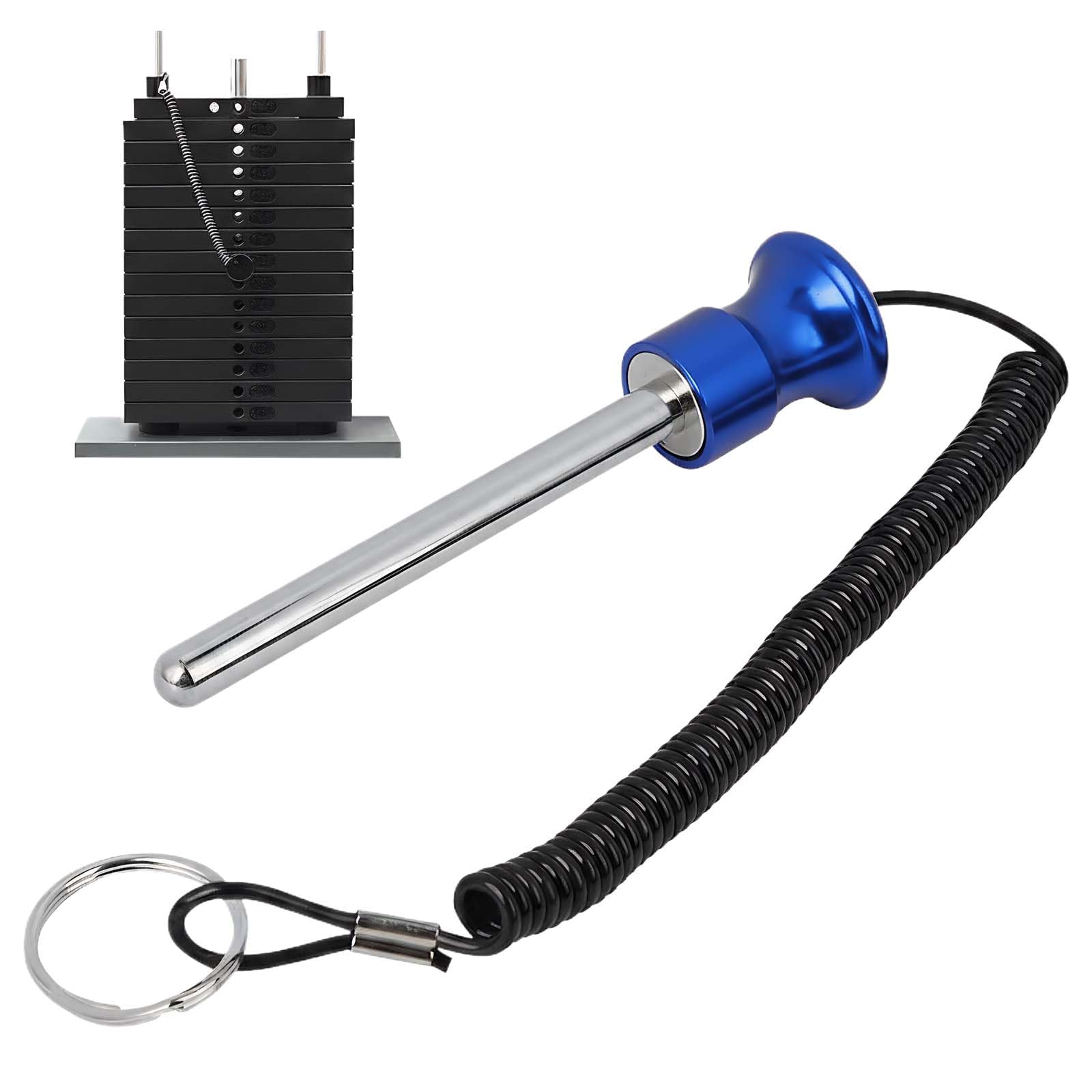 Weight Stack Pin,Magnetic Weight Pin,Automatic Drop Set Pins Gym,Weight Machine Pin with Pull Rope,Strength Training Equipment Replacement Weight Pins for Weight Stack Machine
