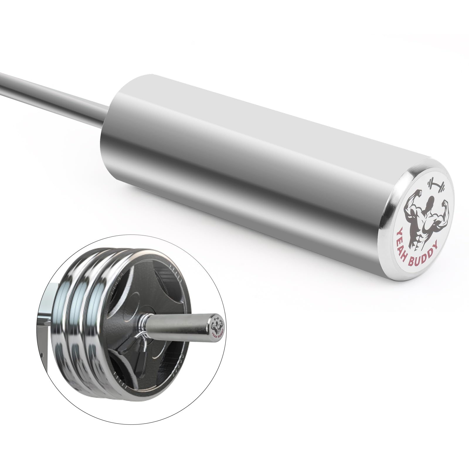Weight Stack Pin Extender for Gym Cable Machine & Home Gym, Ø 10 mm, Allowing Additional Olympic Weight Plates, Made of Durable Steel for Secure and Long-Lasting Use