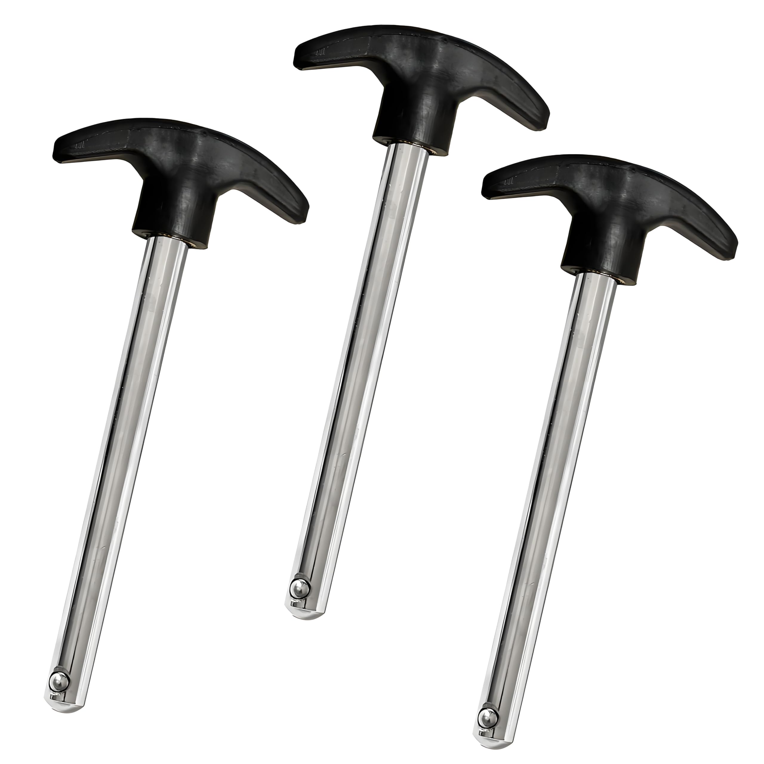 3 Pack Heavy Duty Weight Stack Pin Set, 3/8 Inch Diameter Locking Space 4。4 Inch Weight Stack Pin Extension for Home and Commercial Gym Strength Training Equipment Weight Pins
