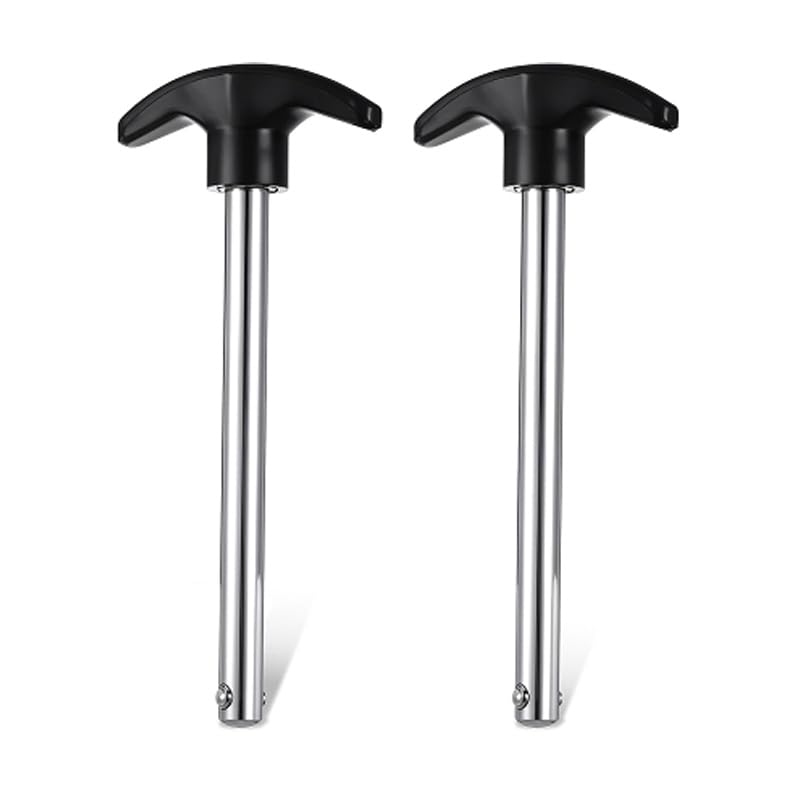 2 Pcs Weight Stack Pin Gym Pin 3/8 Inch Diameter 4.4 Inch Locking Space, Heavy-Duty Tensile Gym Replacement Pin, Suitable for Gym Exercise Machine Parts Accessories
