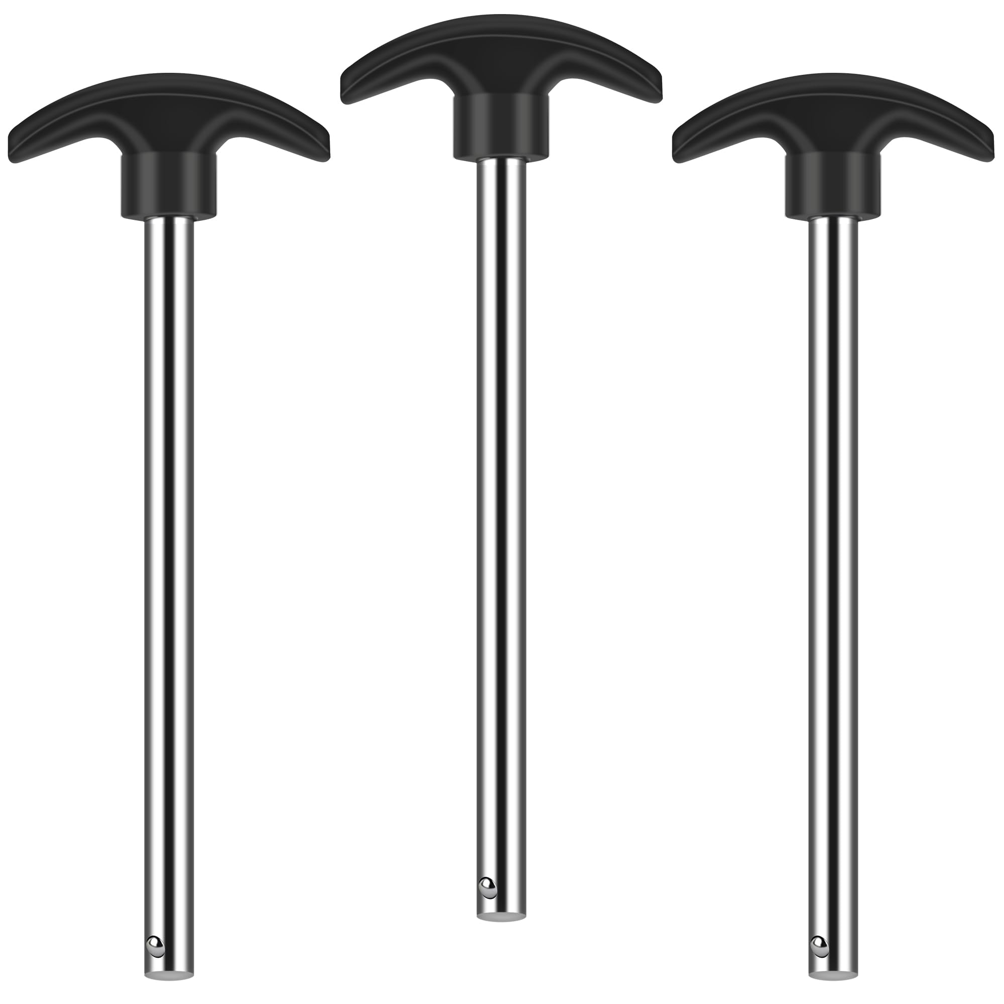 Coitak 3 Pcs Weight Stack Pin, Gym Pins for Weight Stack, Weight Lifting Pins for Universal Gym Strength Training Equipment Machine Pin Insert Accessories, 3/8" Diameter 6" Locking Space