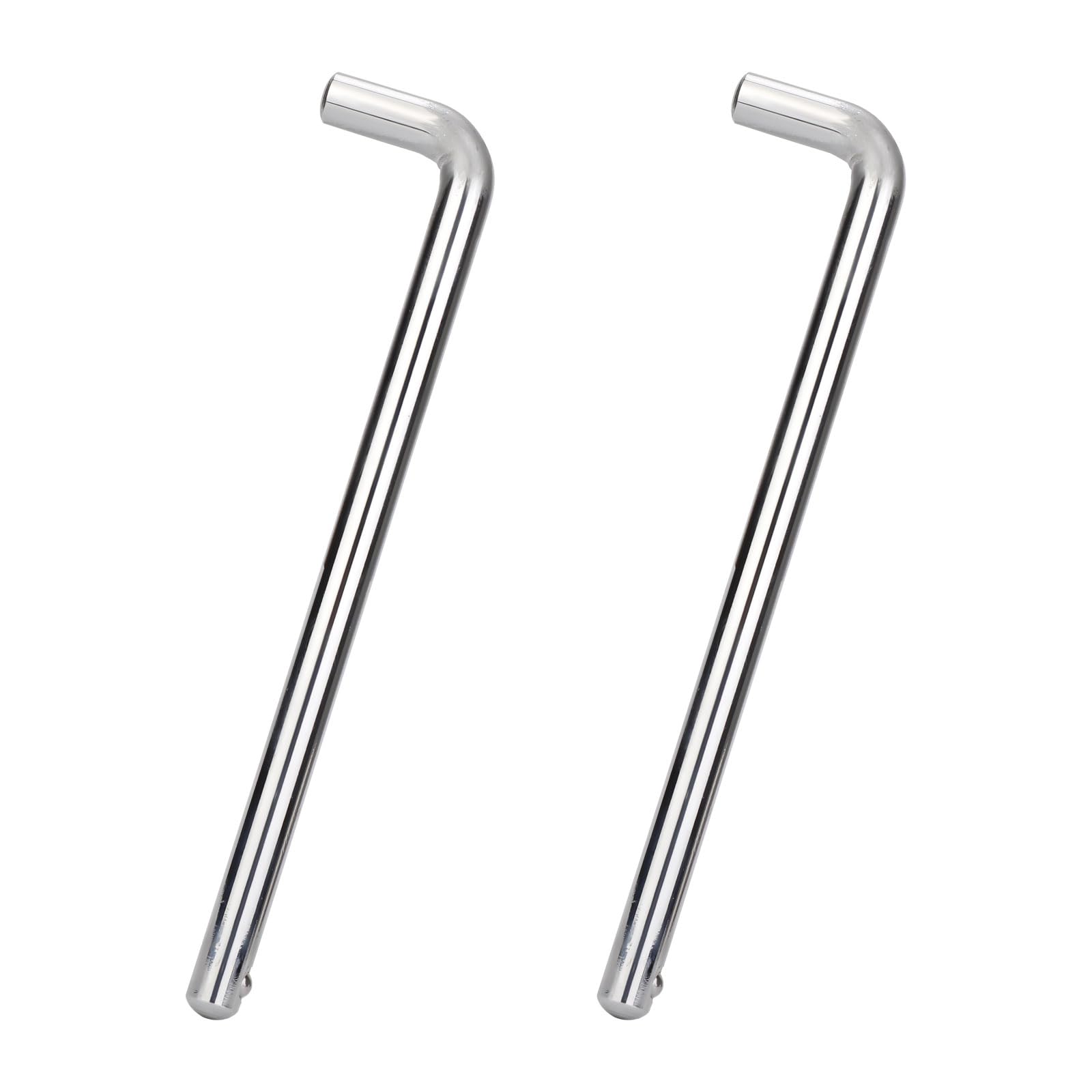 Gosknor L-Type Weight Stack Pin, 3/8in Diameter 4.4in Locking Space Carbon Steel Weight Stack Selector Pin Gym Pins Weight Machine Pin Universal Fitness Weight Accessories(Silver)
