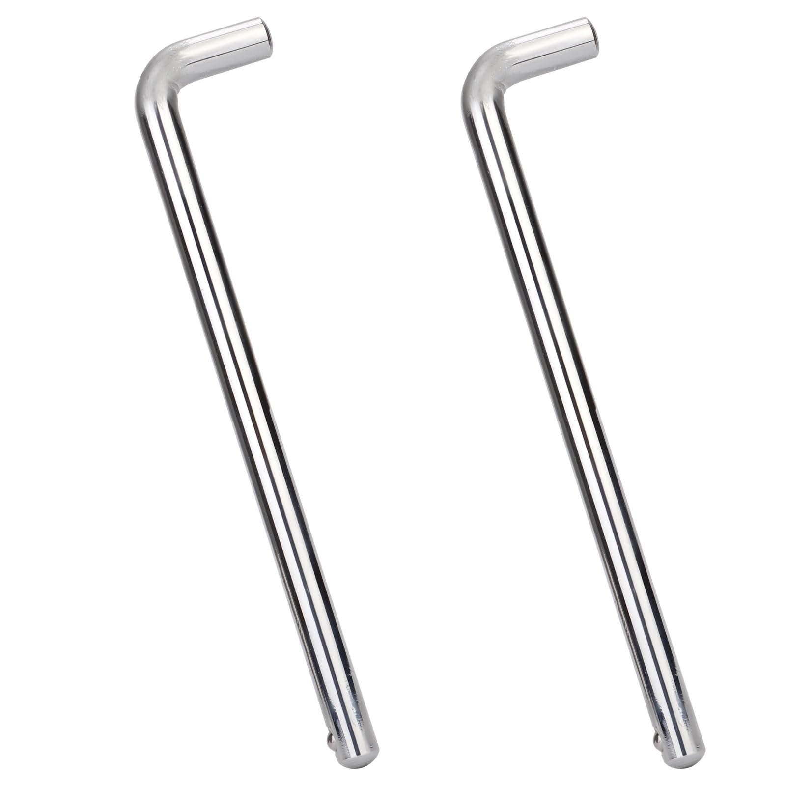 2pcs L-Type Weight Stack Pins, Carbon Steel 3/8in Diameter 6in Locking Space Sturdy Pin Tensile Weight Stack Extender Pin Weight Selector Pin Perfect Fitness Equipment Accessories