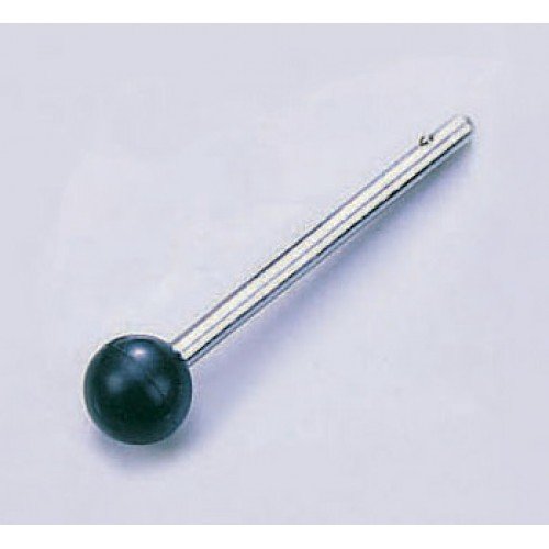Pin, Tensile - 3/8" Dia | 3 3/4" Locking Space - Grip Length || Universal Weight Stack Replacement SELECTOR KEY | DETENT Hitch PINS | Heavy Duty Round Black Knob | Chrome Plated Steel Shaft
