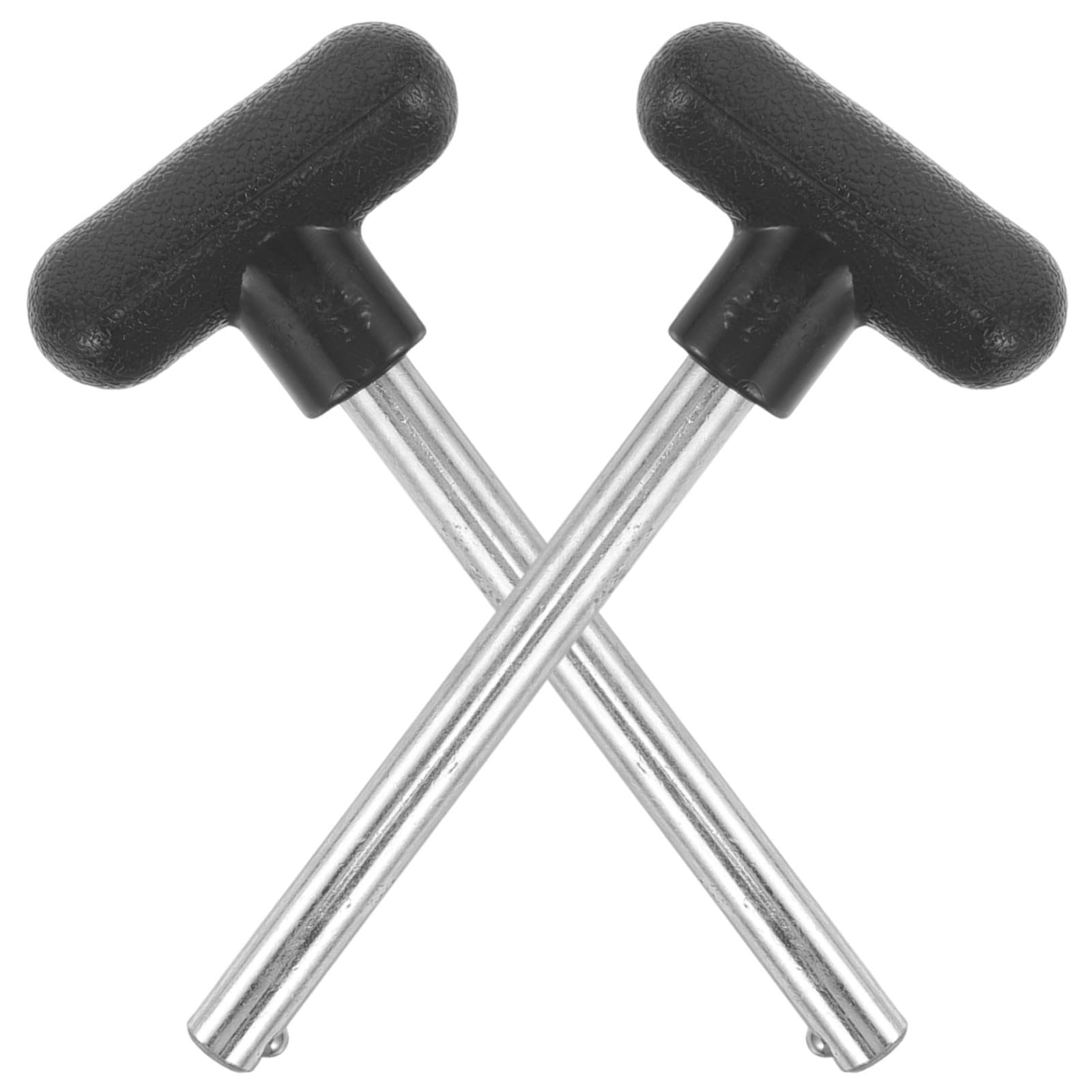 PartyKindom 2pcs Heavy Duty Weight Stack Pins with Ergonomic T-Handle Diameter Locking Space Plate Loading Pin for Home Gym Exercise Machine Accessories