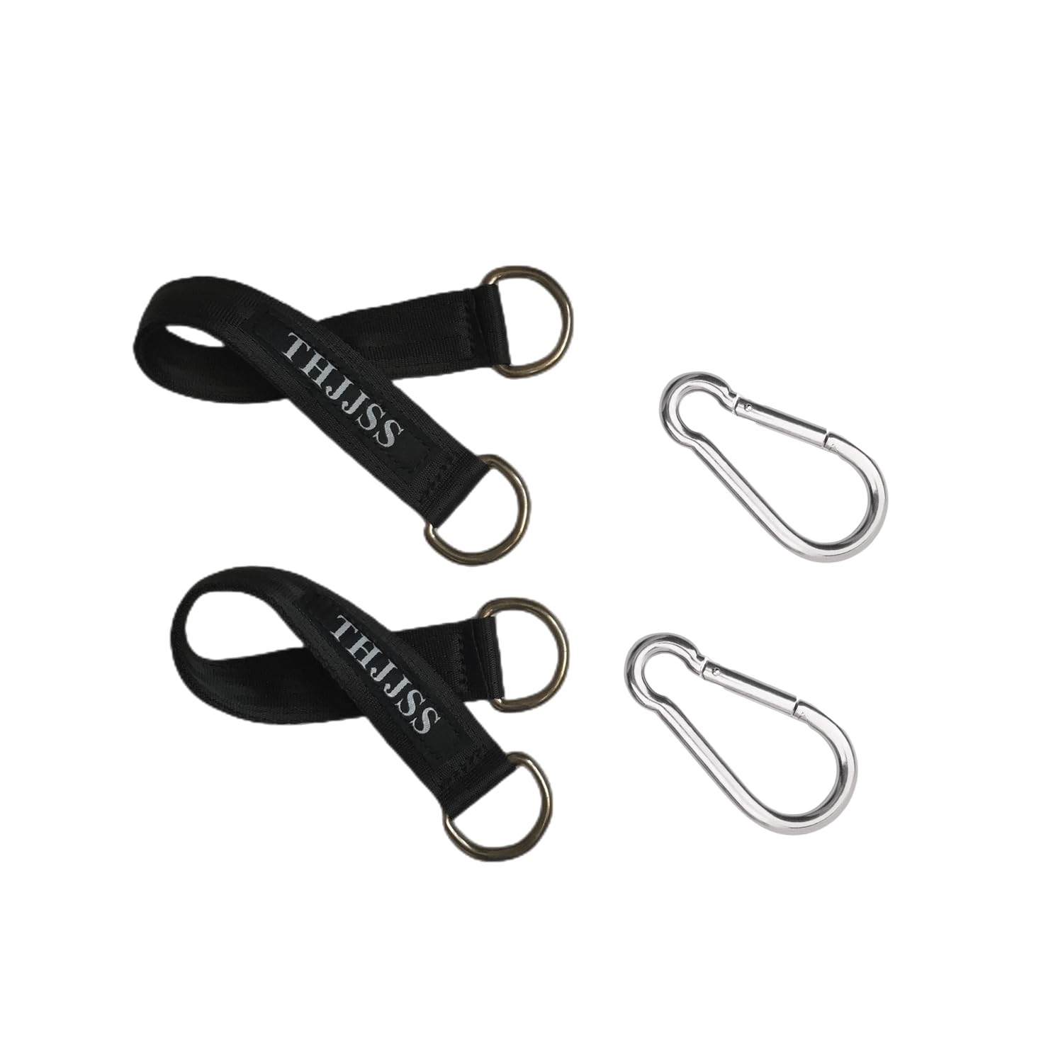 Tree Swing Straps Hanging Kit 2 Pack, Short Straps with 2 Safer Lock Snap Hook Clasps for Swing Hammocks Seat Swing Hammocks Hangers Yoga Sandbags Pulley System Home Gym
